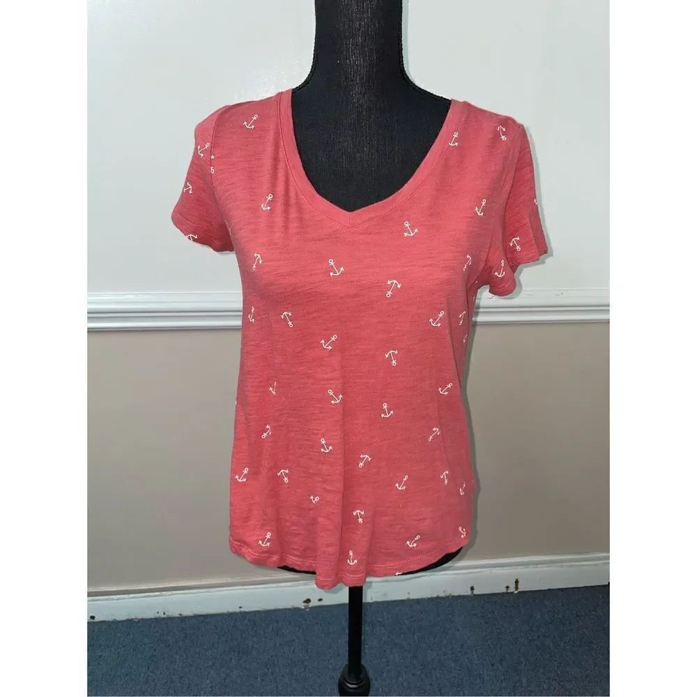 Old Navy Anchor Short Sleeve Tee Shirt Size X-Small